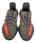 中古・古着 adidas (アディダス) ADIDAS ORIGINALS YEEZY BOOST 350 V2 グレー×オレンジ サイズ:US10：24800円