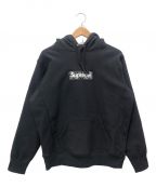 SUPREMEシュプリーム）の古着「BANDANA BOX LOGO HOODED SWEATSHIRT」｜ブラック