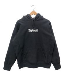 SUPREME（シュプリーム）の古着「BANDANA BOX LOGO HOODED SWEATSHIRT」｜ブラック