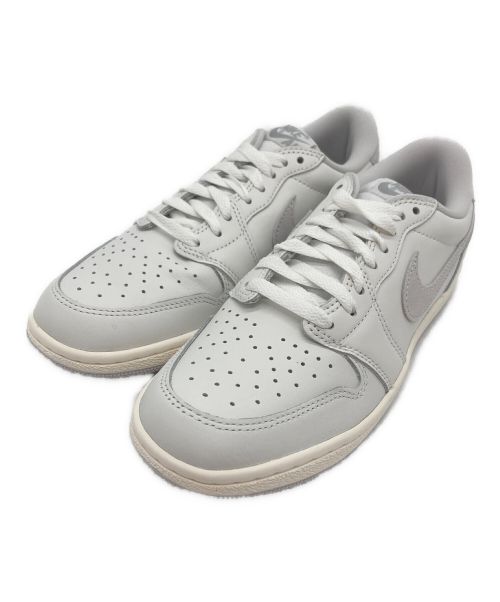 NIKE（ナイキ）NIKE (ナイキ) AIR JORDAN 1 LOW ‘85 ホワイト×グレー サイズ:US8.5の古着・服飾アイテム