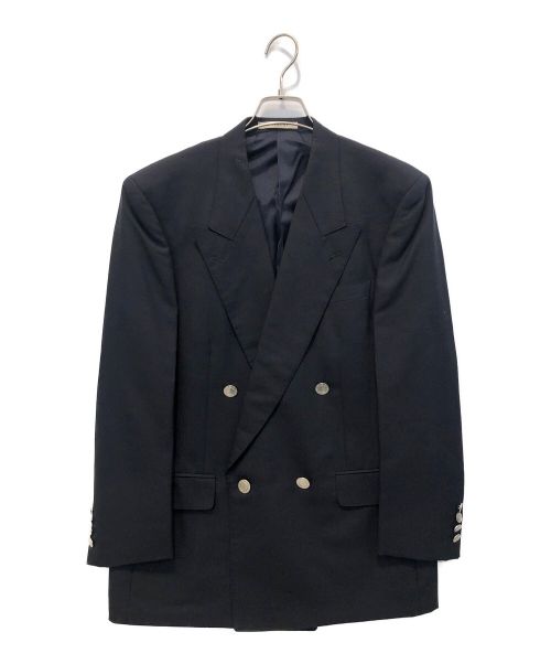 GIVENCHY（ジバンシィ）GIVENCHY (ジバンシィ) 銀釦ダブルジャケット ネイビー サイズ:170の古着・服飾アイテム