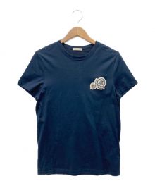 MONCLER（モンクレール）の古着「半袖Tシャツ」｜ネイビー