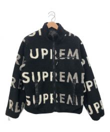 SUPREME（シュプリーム）の古着「Reversible Logo Fleece Jacket」｜ブラック×ホワイト