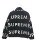 SUPREME (シュプリーム) Reversible Logo Fleece Jacket ブラック×ホワイト サイズ:S：22000円