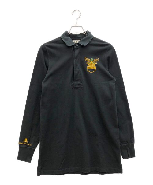 Rugby Ralph Lauren（ラグビーラルフローレン）Rugby Ralph Lauren (ラグビーラルフローレン) ラガーシャツ ブラック サイズ:Lの古着・服飾アイテム