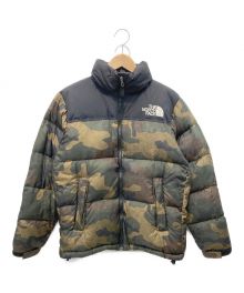 THE NORTH FACE（ザ ノース フェイス）の古着「Novelty Nuptse Jacket」｜グリーン×ブラック