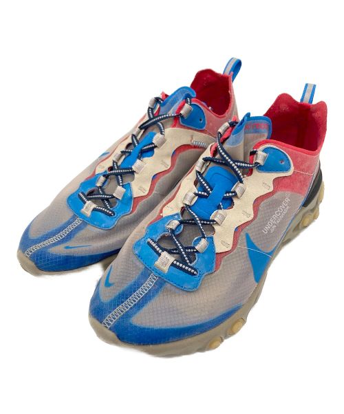 NIKE（ナイキ）NIKE (ナイキ) REACT ELEMENT 87/UNDERCOVER ブルー×レッド サイズ:US9の古着・服飾アイテム