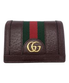 GUCCI（グッチ）の古着「GGコインケース オフィディア」｜ブラウン