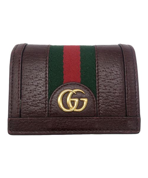 GUCCI（グッチ）GUCCI (グッチ) GGコインケース オフィディア ブラウンの古着・服飾アイテム