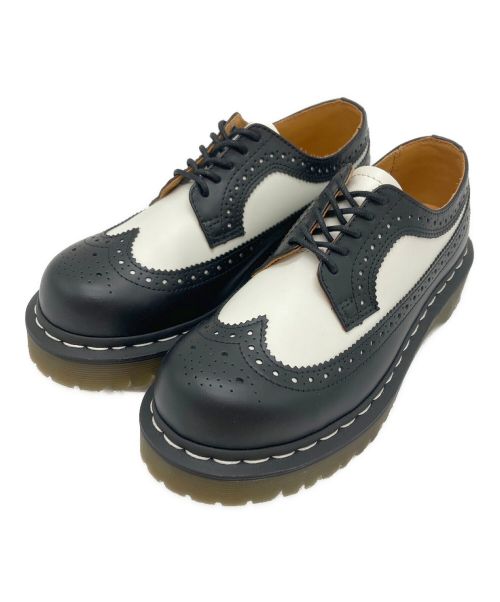 Dr.Martens（ドクターマーチン）Dr.Martens (ドクターマーチン) 3989 BROGUE SHOE ブラック×ホワイト サイズ:US6の古着・服飾アイテム