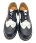 中古・古着 Dr.Martens (ドクターマーチン) ウイングチップドレスシューズ ブラック×ホワイト サイズ:US8：10800円