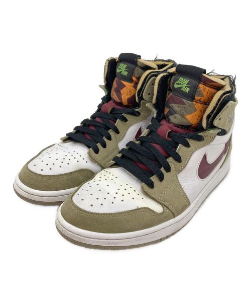 NIKE（ナイキ）NIKE (ナイキ) AIR JORDAN 1 ZOOM AIR CMFT ベージュ×ブラック サイズ:US9.5の古着・服飾アイテム