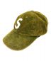 SUPREME（シュプリーム）の古着「Corduroy S Logo 6Panel Cap Bleached Olive」｜グリーン