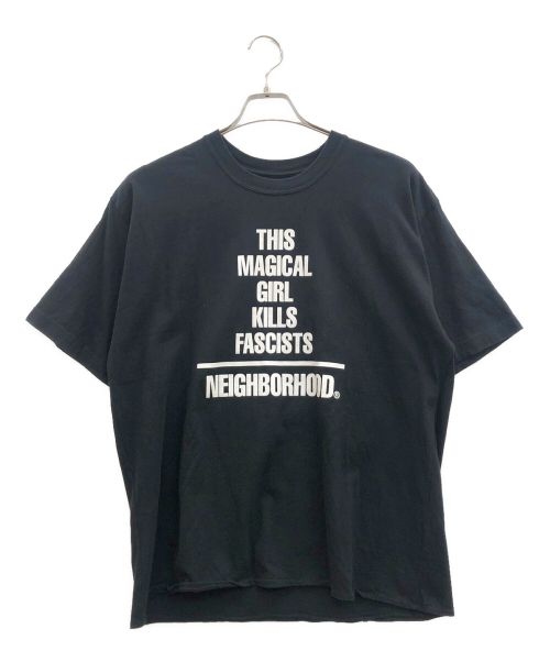 NEIGHBORHOOD（ネイバーフッド）NEIGHBORHOOD (ネイバーフッド) JUN INAGAWA (ジュン イナガワ) コラボプリントTシャツ ブラック サイズ:Mの古着・服飾アイテム