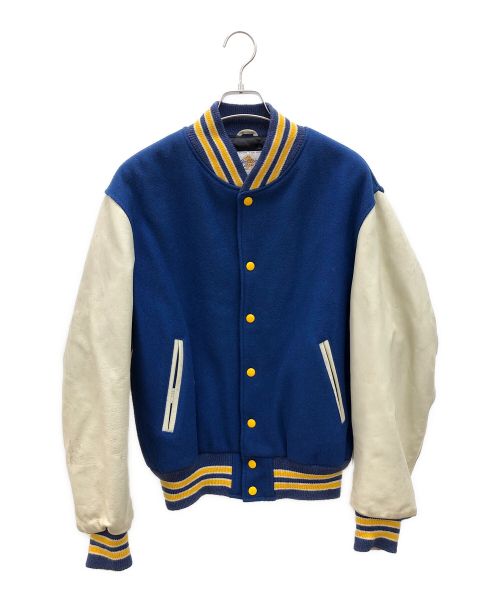 Golden Bear（ゴールデンベア）Golden Bear (ゴールデンベア) 70s-80sスタジャン ネイビー×ベージュ サイズ:Lの古着・服飾アイテム