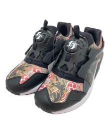 PUMA×THREE TIDES TATTOO×ATMOS（プーマ×スリータイズトゥー×アトモス）の古着「DISC BLAZE BLACK」｜ブラック×ホワイト