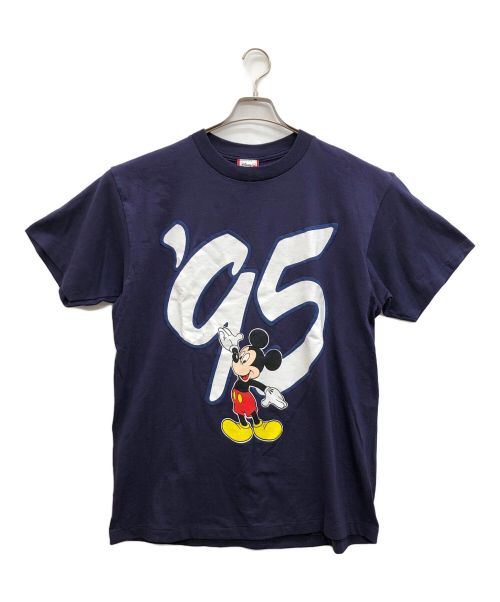 DISNEY DESIGNS（ディズニー・デザインズ）DISNEY DESIGNS (ディズニー・デザインズ) ミッキーマウスプリントTシャツ ネイビー サイズ:SMALL/MEDIUMの古着・服飾アイテム