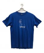 DISNEY ORIGINALSディズニー・オリジナルズ）の古着「EPCOT刺繍Tシャツ」｜ブルー