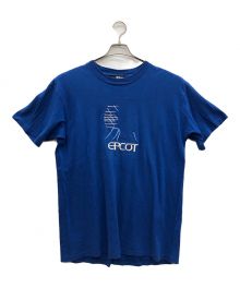 DISNEY ORIGINALS（ディズニー・オリジナルズ）の古着「EPCOT刺繍Tシャツ」｜ブルー