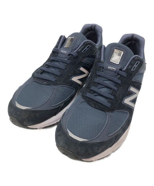 NEW BALANCE（ニューバランス）NEW BALANCE (ニューバランス) M990NV5 ネイビー×ブルー サイズ:US12の古着・服飾アイテム