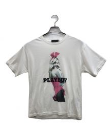 Hysteric Glamour×PLAY BOY（ヒステリックグラマー×プレイボーイ）の古着「プリントTシャツ」｜ホワイト