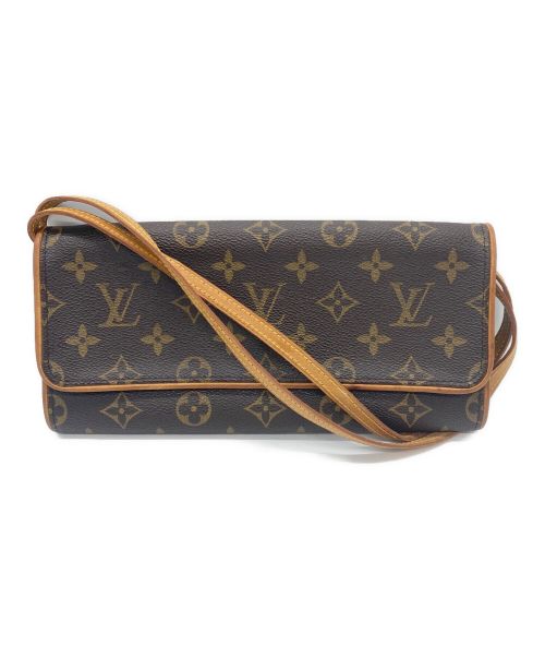 LOUIS VUITTON（ルイ ヴィトン）LOUIS VUITTON (ルイ ヴィトン) モノグラム ポシェットツインGM ブラウン サイズ:GMの古着・服飾アイテム