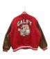 GALFY (ガルフィー) 袖切替スタジャン　わんわん大学 レッド×ブラウン サイズ:大型犬（XL）：7000円