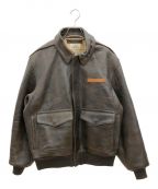 AVIREX LTDアヴィレックス）の古着「A-2 FLIGHT JACKET」｜ブラウン