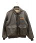 AVIREX LTD（アヴィレックス）の古着「A-2 FLIGHT JACKET」｜ブラウン