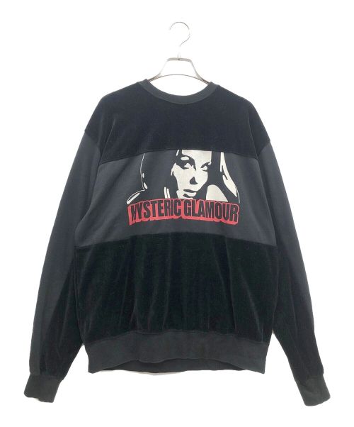 Hysteric Glamour（ヒステリックグラマー）Hysteric Glamour (ヒステリックグラマー) スウェット ブラック サイズ:Lの古着・服飾アイテム