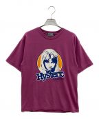 Hysteric Glamourヒステリックグラマー）の古着「プリントTシャツ」｜パープル