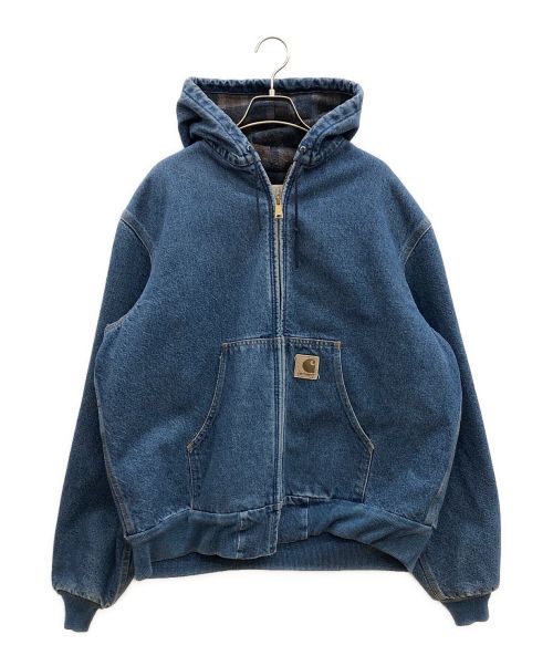 CarHartt（カーハート）CarHartt (カーハート) 90sデニムアクティブパーカー ブルー サイズ:LARGEの古着・服飾アイテム