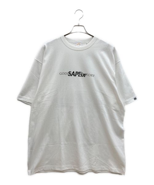 SAPEur（サプール）SAPEur (サプール) バックプリントTシャツ ホワイト サイズ:XXL 未使用品の古着・服飾アイテム