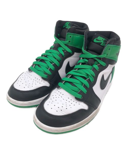 NIKE（ナイキ）NIKE (ナイキ) AIR JORDAN 1 RETRO HIGH OG ブラック×グリーン サイズ:US8の古着・服飾アイテム