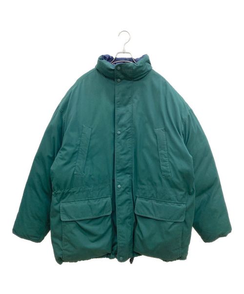 Eddie Bauer（エディーバウアー）Eddie Bauer (エディーバウアー) RIDGE LINE GORE-TEX DOWN JACKET グリーン×ネイビー サイズ:XLの古着・服飾アイテム