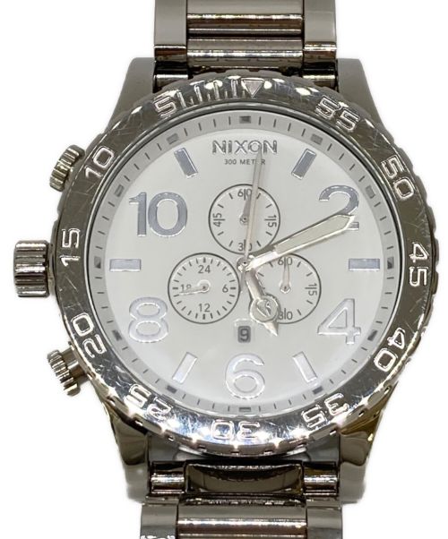 NIXON（ニクソン）NIXON (ニクソン) 51-30CHRONO（51-30クロノ） ホワイトの古着・服飾アイテム