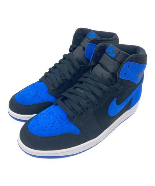 NIKE（ナイキ）NIKE (ナイキ) AIR JORDAN 1 RETRO HIGH OG ブラック×ブルー サイズ:US9の古着・服飾アイテム