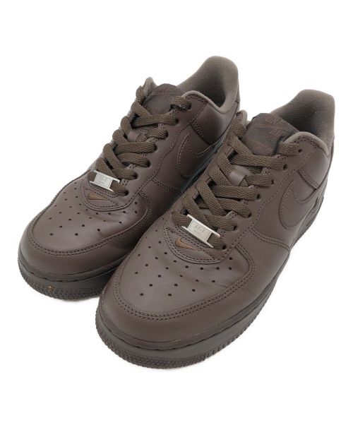 NIKE（ナイキ）NIKE (ナイキ) Supreme (シュプリーム) AIR FORCE 1 LOW/SUPREME ブラウン サイズ:US7の古着・服飾アイテム