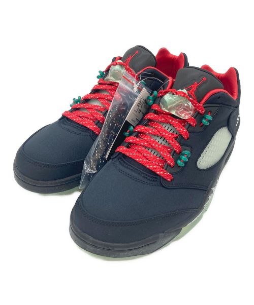 NIKE（ナイキ）NIKE (ナイキ) CLOT (クロット) AIR JORDAN 5 RETRO LOW SP ブラック×レッド×グリーン サイズ:US9.5 未使用品の古着・服飾アイテム