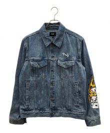 HUF（ハフ）の古着「DICEY DENIM JACKET」｜ブルー