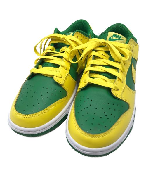 NIKE（ナイキ）NIKE (ナイキ) スニーカー NIKE DUNK LOW RETRO BTTYS（ナイキ ダンク ロー レトロ ビー・トゥルー・トゥ・ユア・スクール） イエロー×グリーン サイズ:27cmの古着・服飾アイテム