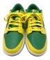 中古・古着 NIKE (ナイキ) スニーカー NIKE DUNK LOW RETRO BTTYS（ナイキ ダンク ロー レトロ ビー・トゥルー・トゥ・ユア・スクール） イエロー×グリーン サイズ:27cm：10000円