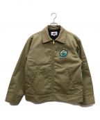 Dickies×Hirottonディッキーズ×）の古着「ワークジャケット」｜カーキ