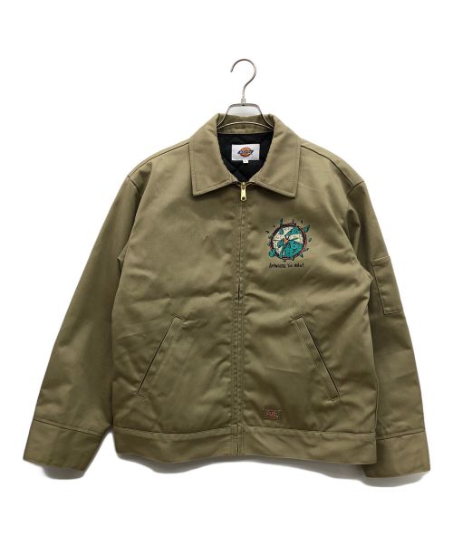 Dickies（ディッキーズ）Dickies (ディッキーズ) Hirotton ワークジャケット カーキ サイズ:Lの古着・服飾アイテム