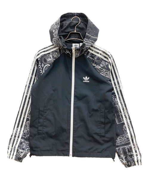 adidas（アディダス）adidas (アディダス) ナイロンジャケット ブラック サイズ:Sの古着・服飾アイテム