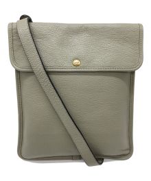 LOEWE（ロエベ）の古着「スクエアレザーショルダーバッグ」｜グレー