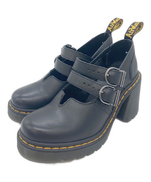 Dr.Martens（ドクターマーチン）Dr.Martens (ドクターマーチン) 厚底ストラップシューズ ブラック サイズ:UK5の古着・服飾アイテム