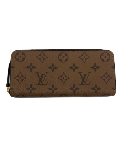 LOUIS VUITTON（ルイ ヴィトン）LOUIS VUITTON (ルイ ヴィトン) モノグラム・リバース ポルトフォイユ・クレマンス ブラウンの古着・服飾アイテム