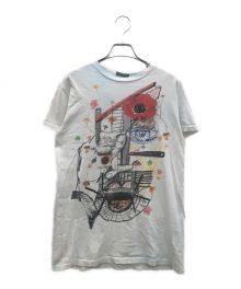 DIOR HOMME（ディオール オム）の古着「プリントTシャツ」｜ホワイト