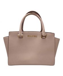 MICHAEL KORS（マイケルコース）の古着「SELMA MD TZ SATCHEL」｜ピンク